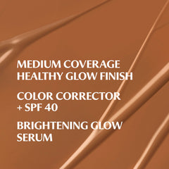 IT Cosmetics CC+ Nude Glow Deep Honey texture close-up shows creamy finish