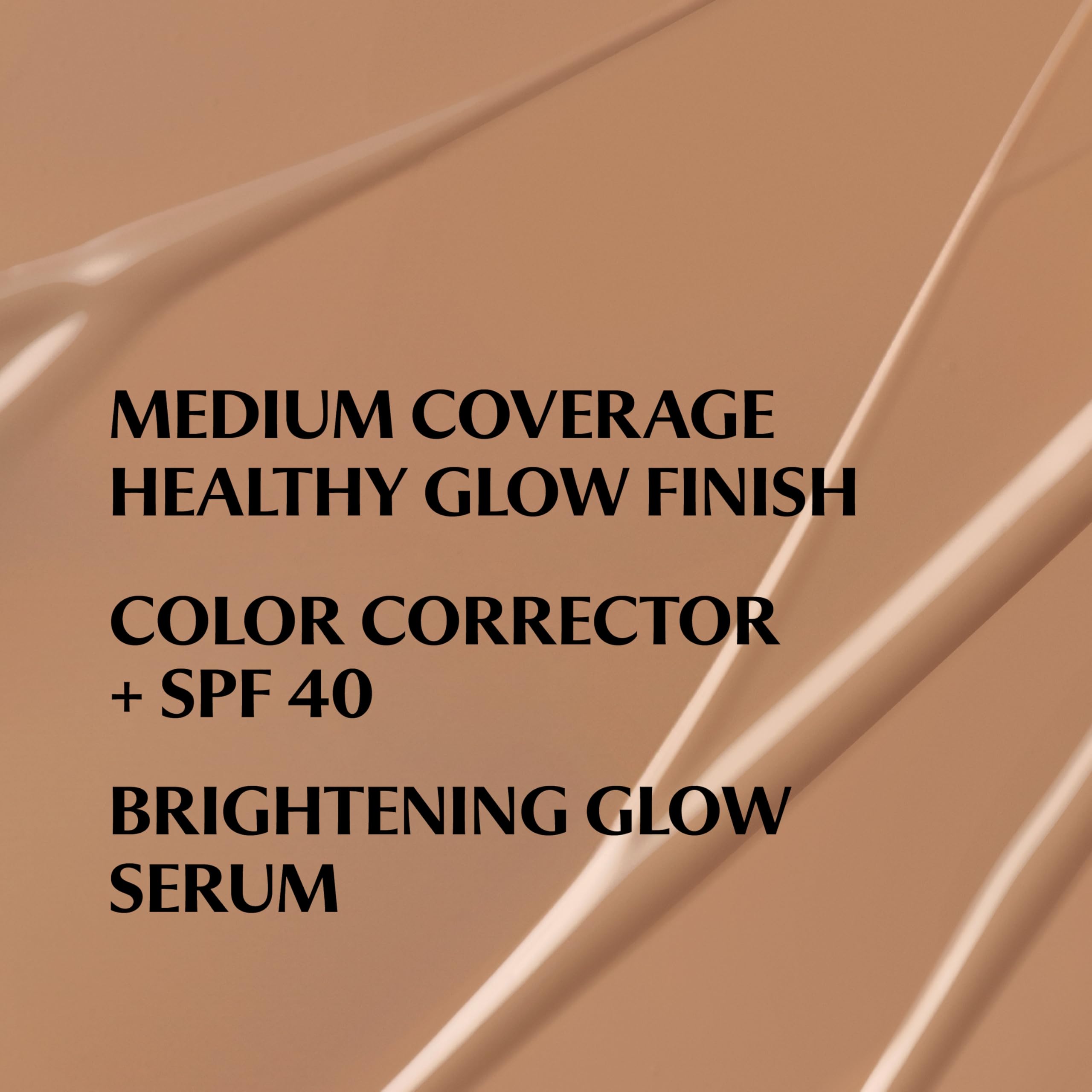 Close-up texture of IT Cosmetics Nude Glow on skin.