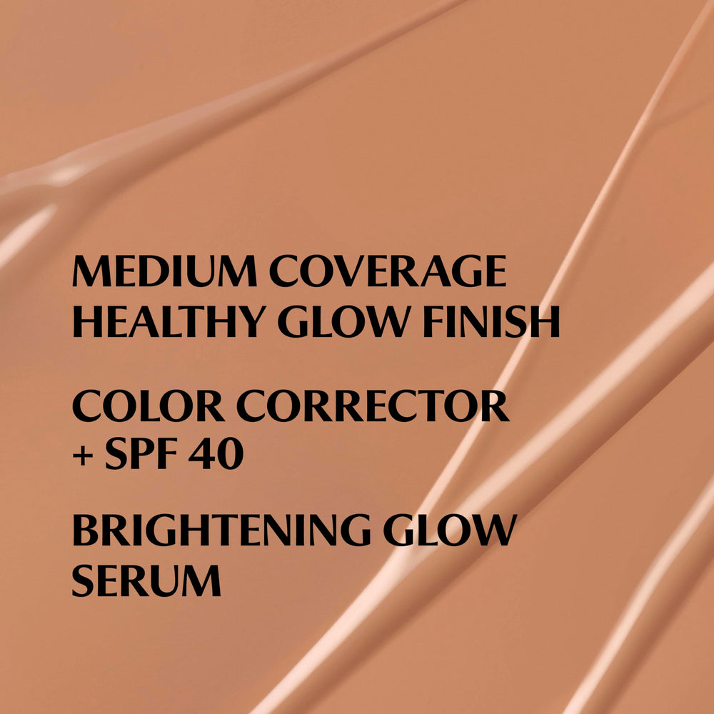 Close-up texture of IT Cosmetics Nude Glow on skin.
