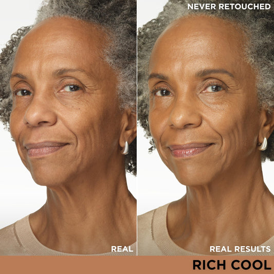 Swirl of CC+ Nude Glow serum demonstrates brightening glow