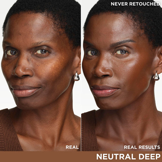 IT Cosmetics CC+ Nude Glow SPF 40 swatch on skin for real-life color.
