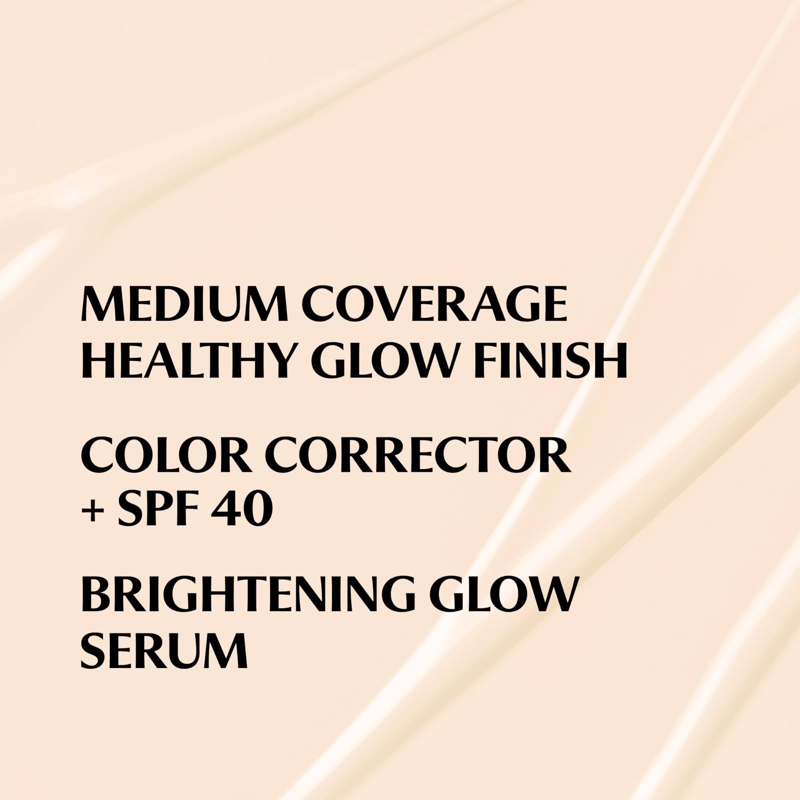 IT Cosmetics CC+ Nude Glow swatch on arm reveals brightening pigment.