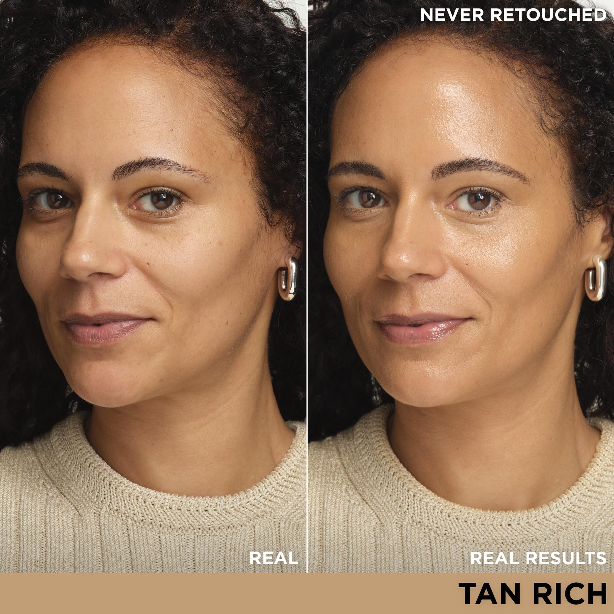 IT Cosmetics CC+ Nude Glow Tan Rich SPF 40 cap highlights sun protection and glow.