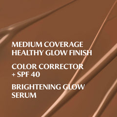 IT Cosmetics CC+ Nude Glow texture on skin shows natural finish.