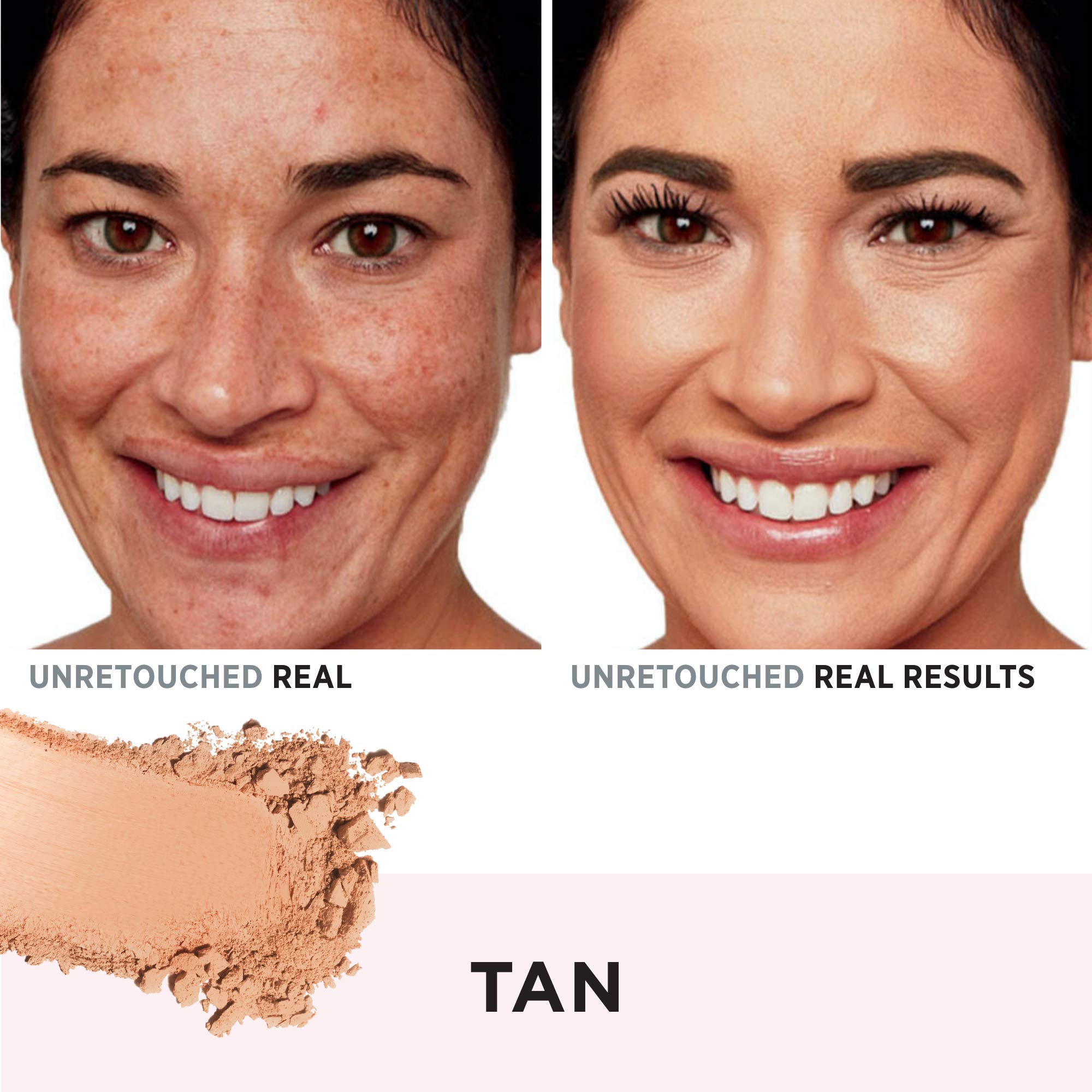 IT Cosmetics CC+ Airbrush Powder closeup-texture reveals a soft, pore-blurring veil.