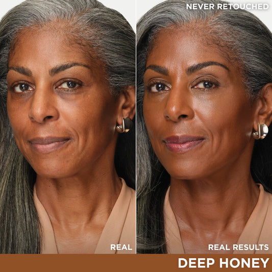 IT Cosmetics CC+ Cream Deep Honey pump showcases easy dispensing for fast daily routines.