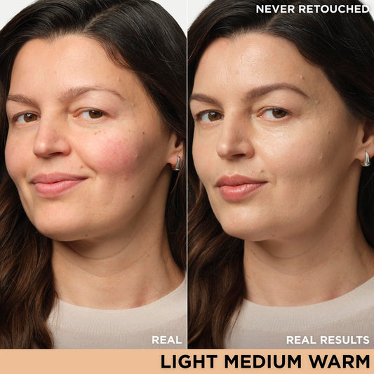 IT Cosmetics CC+ Cream Light Medium Warm pump demonstrates easy application