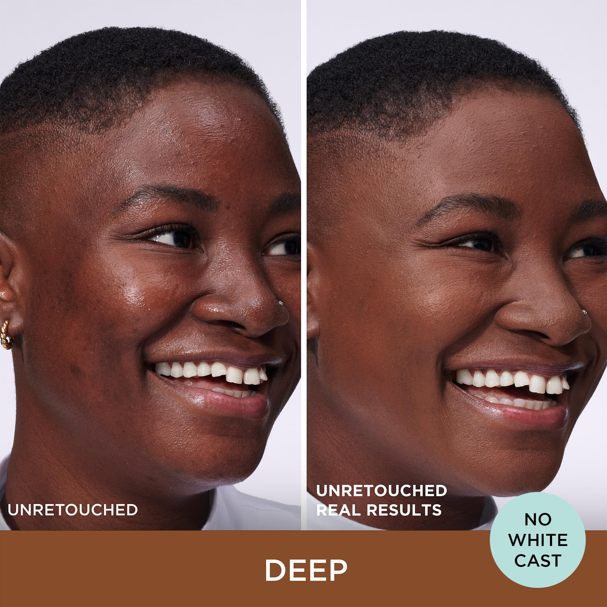 IT Cosmetics CC+ Cream Natural Matte Deep pump application demonstrates easy buildable coverage