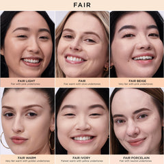 Daily application of IT Cosmetics CC+ Natural Matte with brush demonstrates buildable coverage.