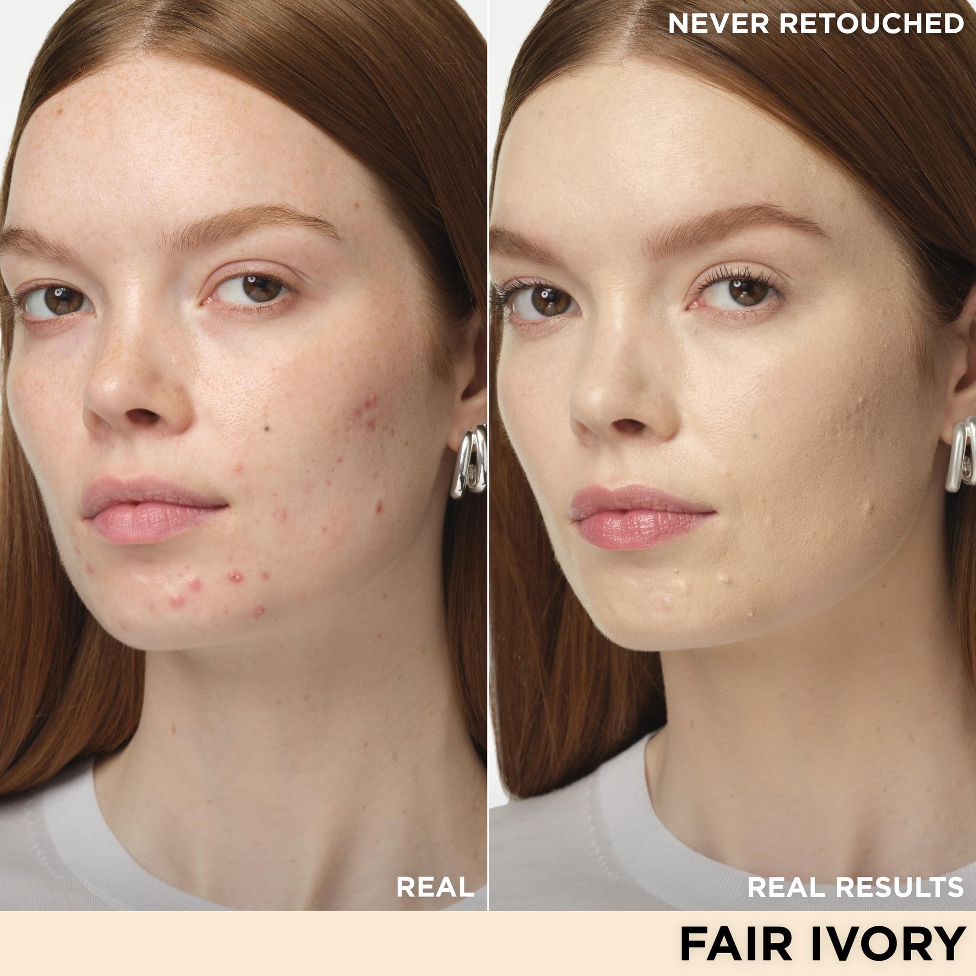 Pump dispensing CC+ Cream Travel in Fair Ivory for precise application