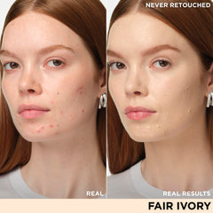 Pump dispensing CC+ Cream Travel in Fair Ivory for precise application