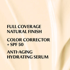 Swirl of IT Cosmetics CC+ Cream Travel on skin showing texture and blend