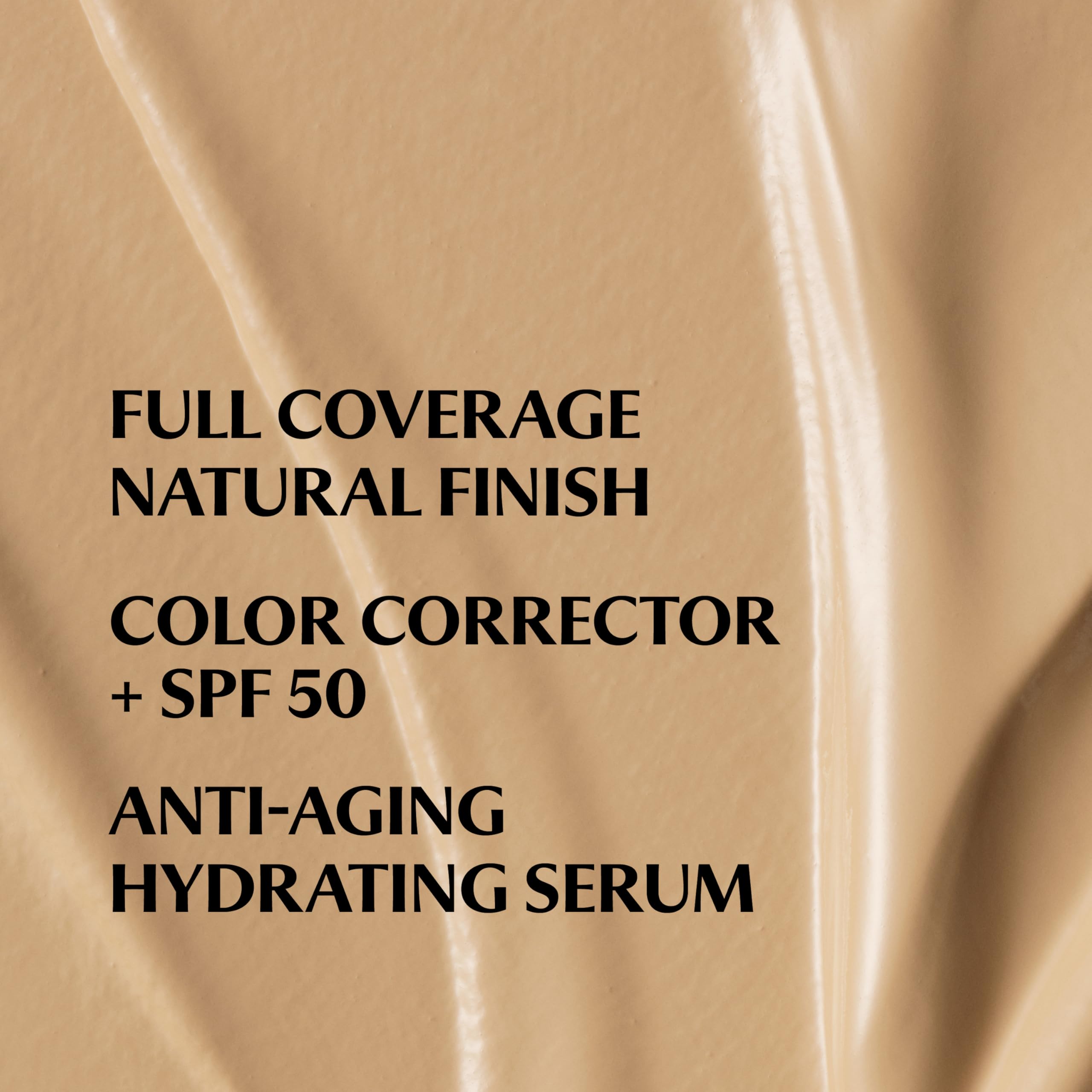 CC+ Cream Travel Neutral Tan ingredients highlighting hyaluronic acid and peptides