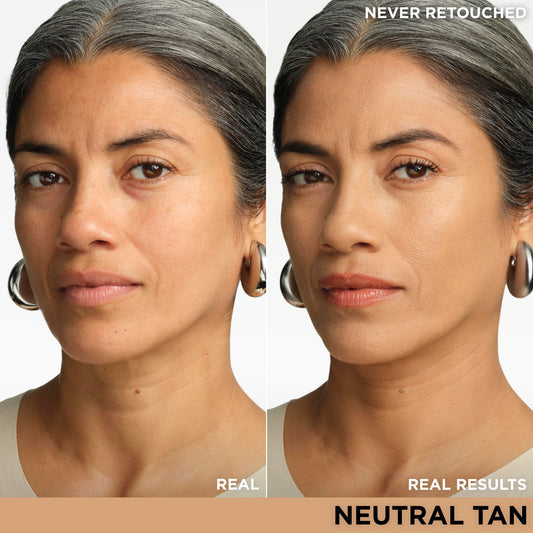 CC+ Cream Travel Neutral Tan SPF 50 swatch demonstrating sun protection