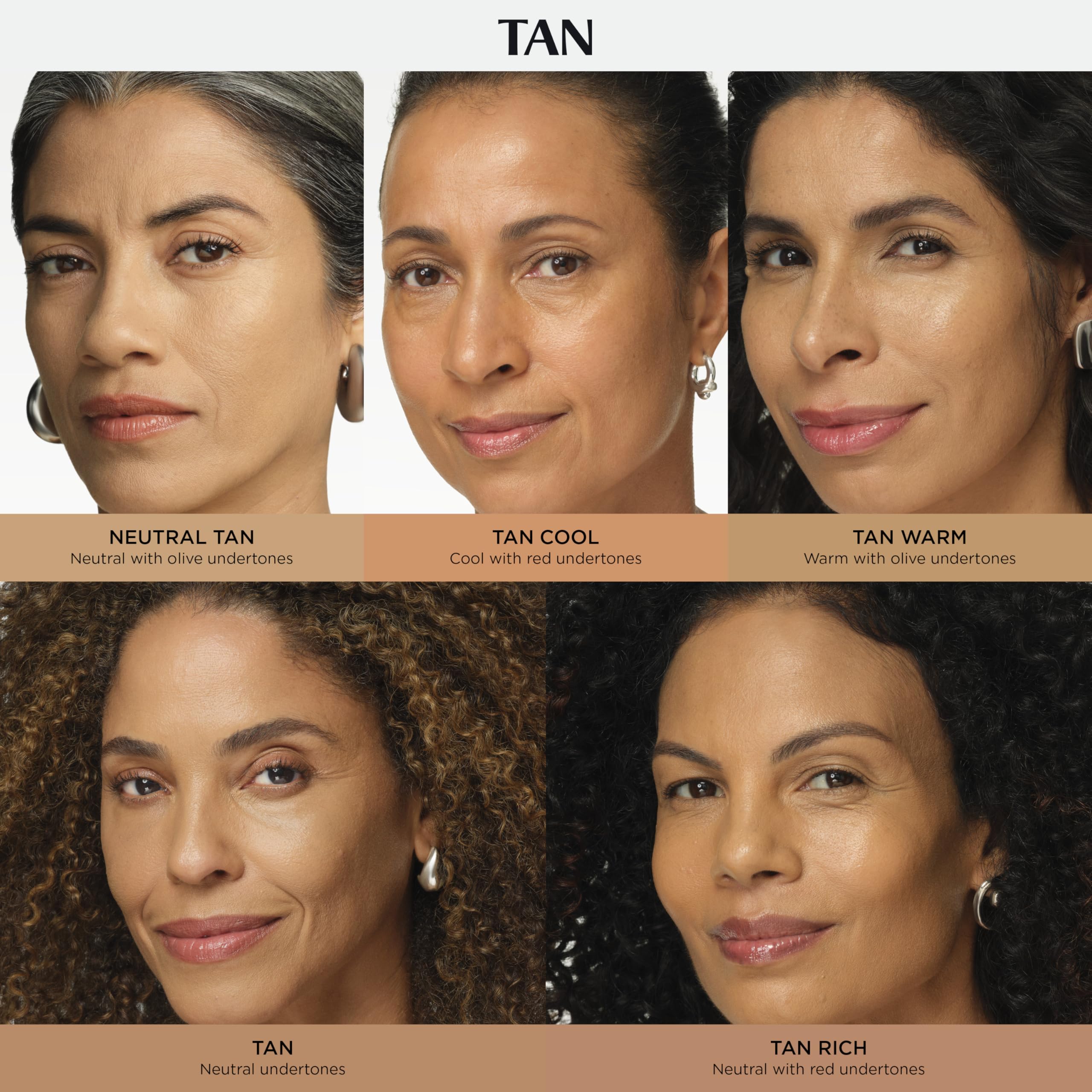 IT Cosmetics CC+ Cream Travel Tan Rich application brush demonstrates easy buffing.