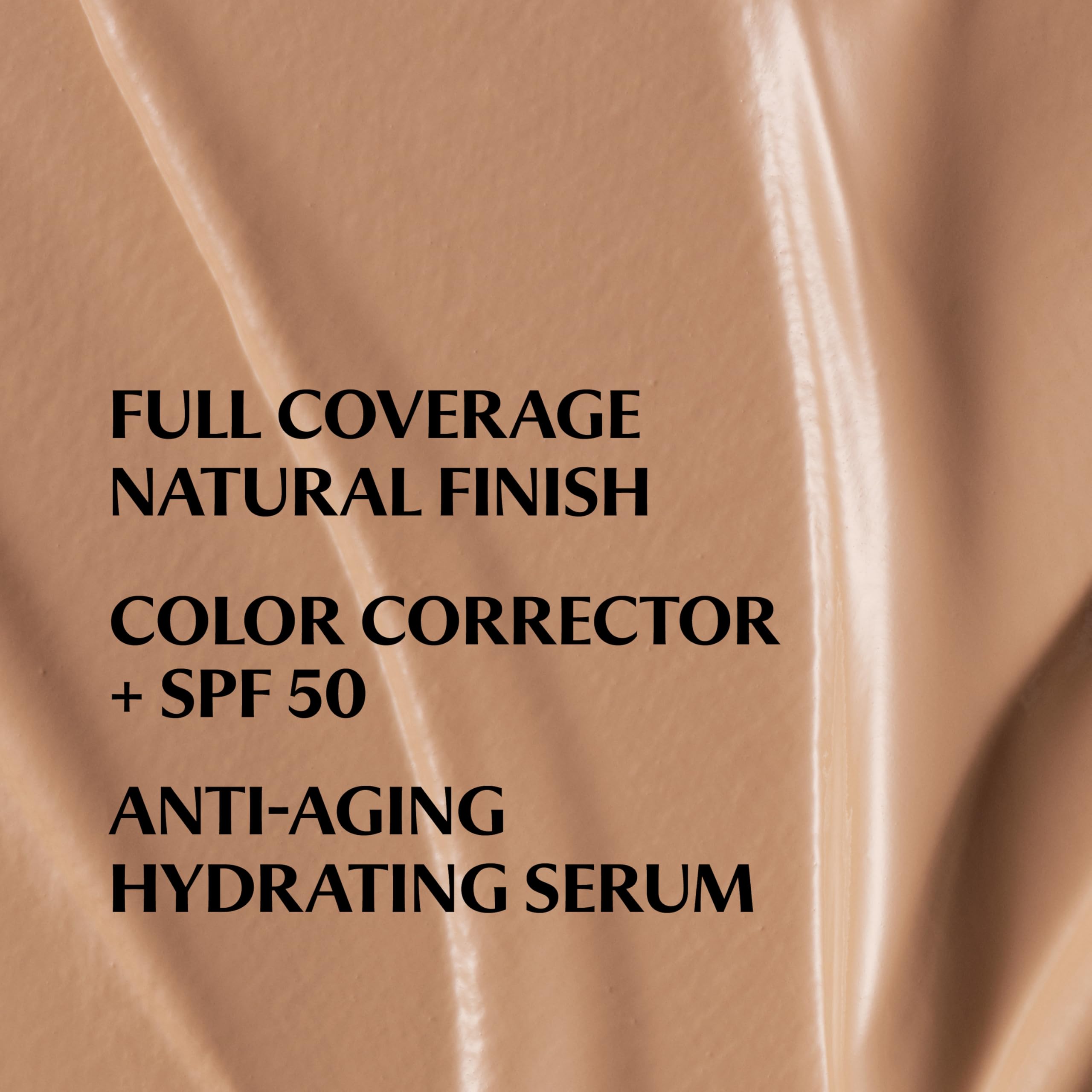 IT Cosmetics CC+ Cream Tan Rich during face application for smooth skin.