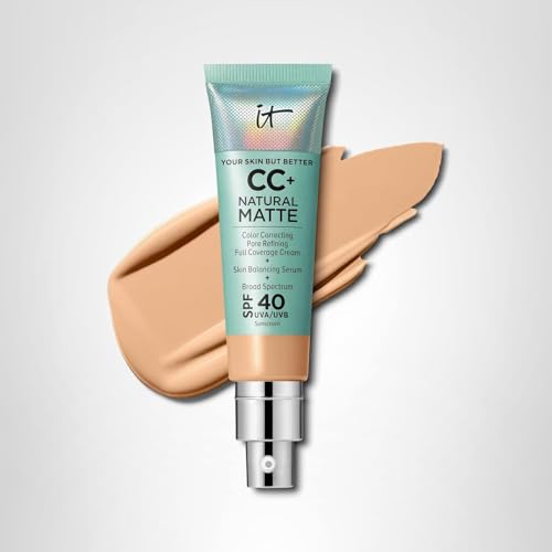 IT Cosmetics CC+ Natural Matte collection box highlights product set