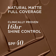 IT Cosmetics CC+ Natural Matte swatch on arm highlights pore blurring and balanced tone.