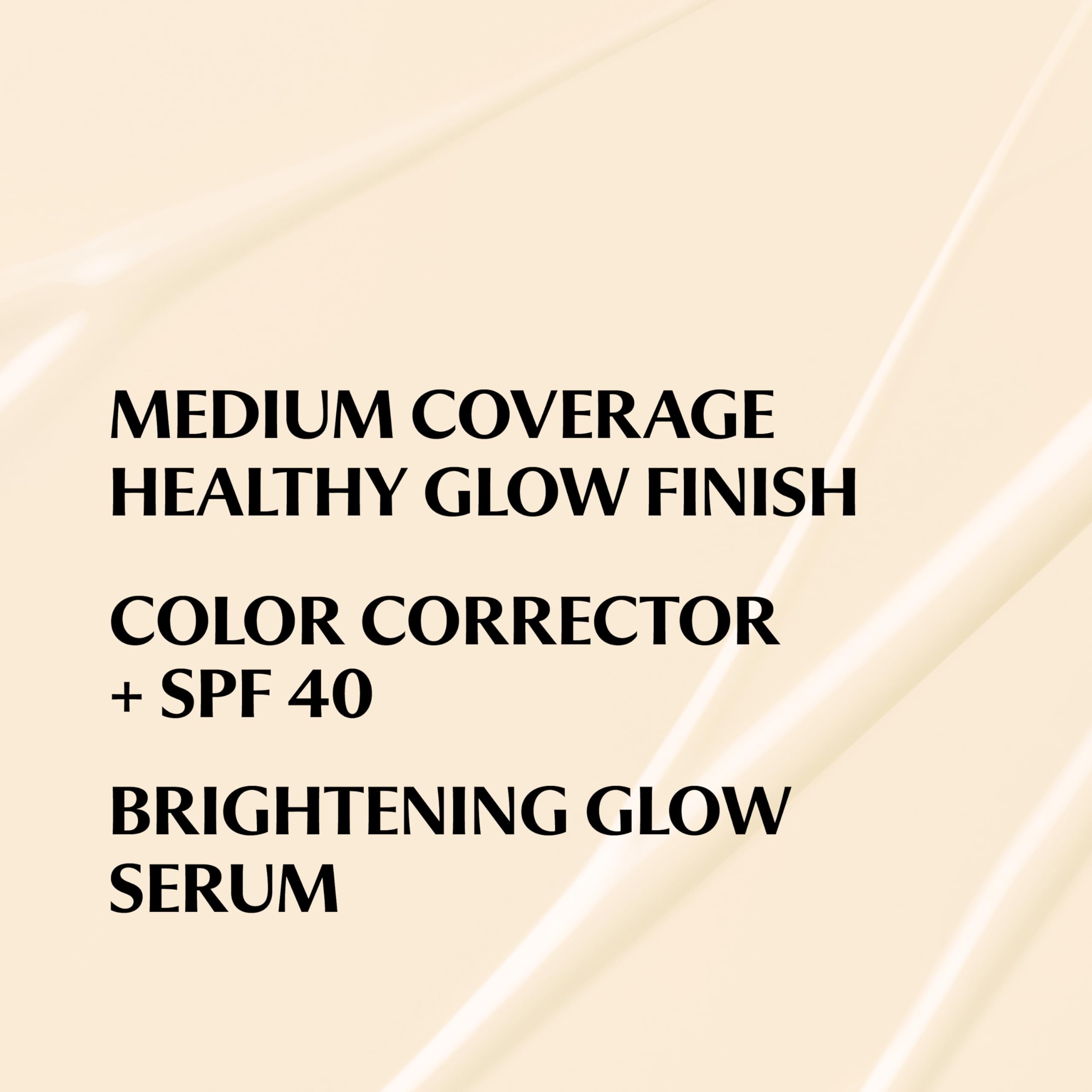 CC+ Nude Glow swatch reveals even tone with luminous finish