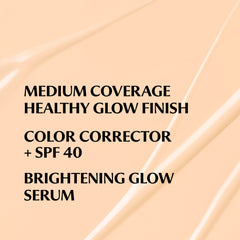 IT Cosmetics CC+ Nude Glow swatches demonstrate buildable medium coverage and glow