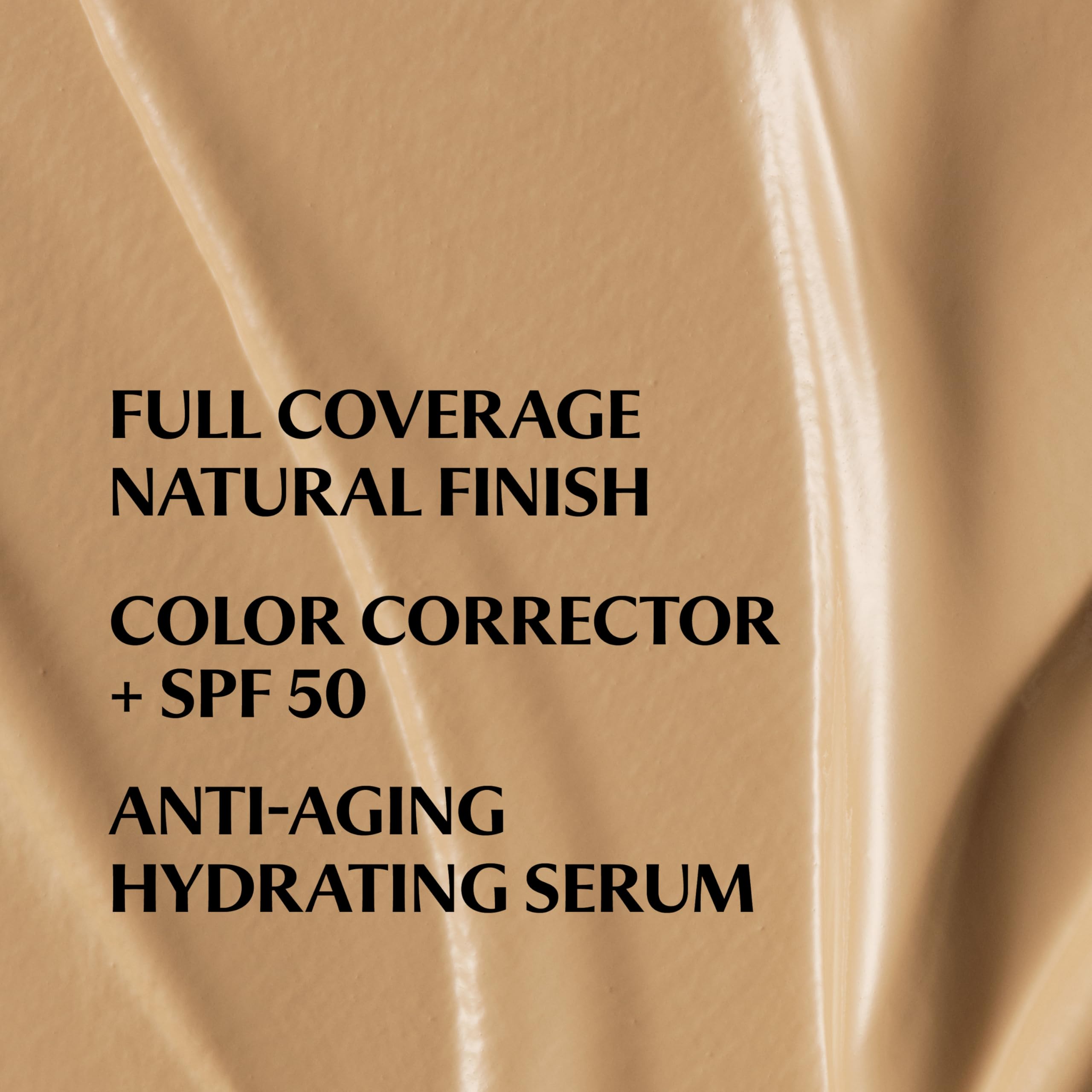 IT Cosmetics CC+ Cream Tan Warm skin swatch highlights color correction and even tone
