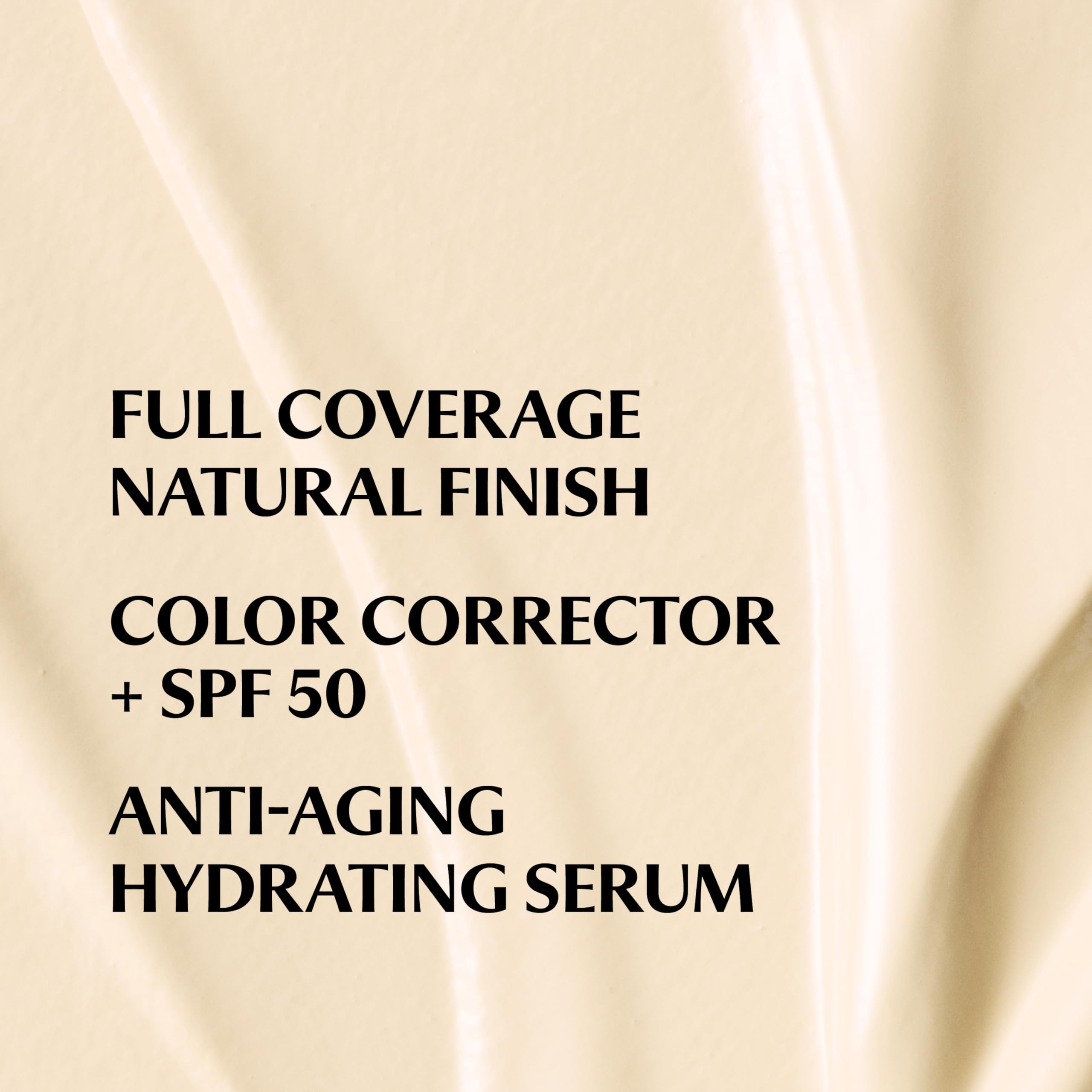IT Cosmetics CC+ Cream swatch in Fair Warm shows true color match.