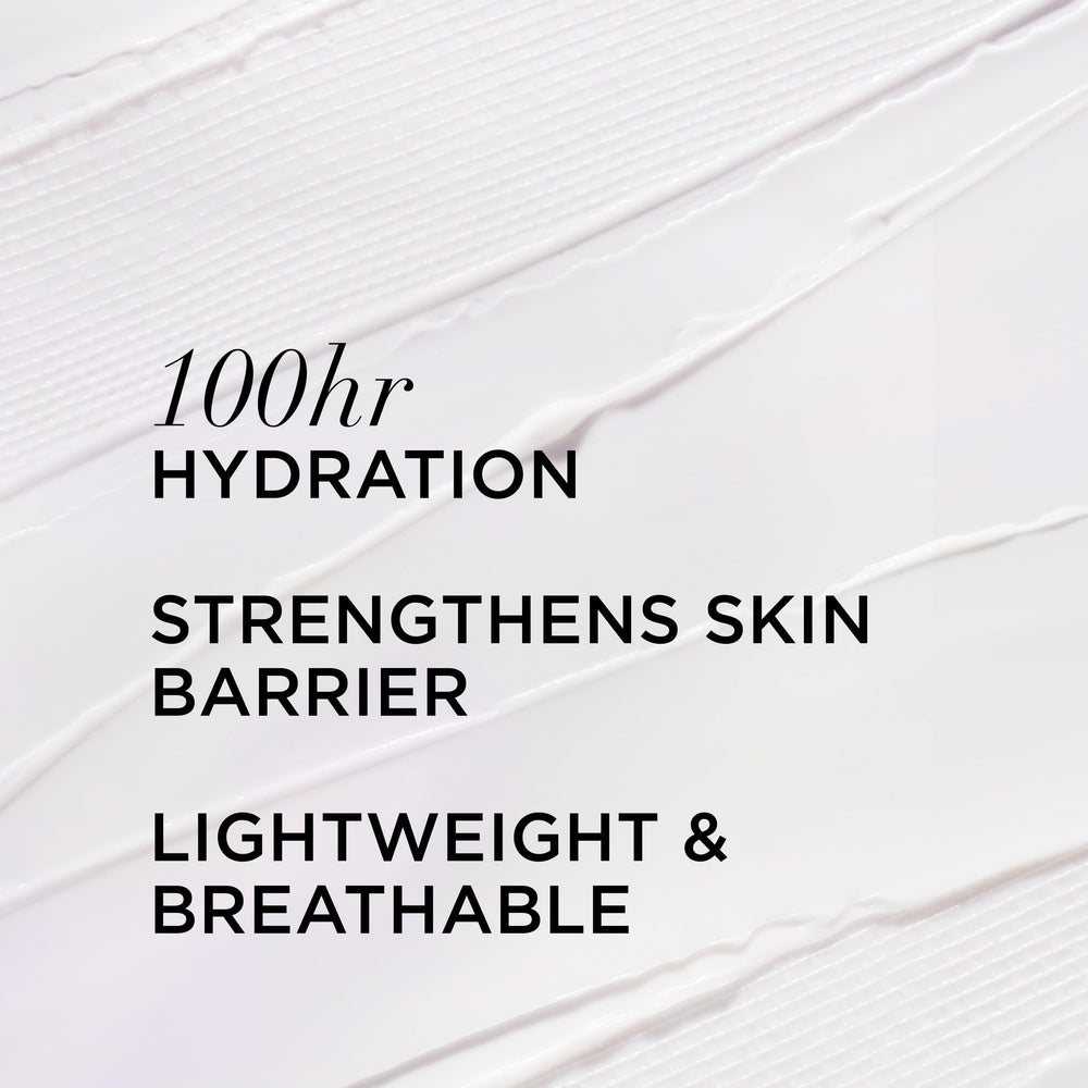 Jar close-up of IT Cosmetics Barrier Boost emphasizes ceramide and vitamin F for barrier support.