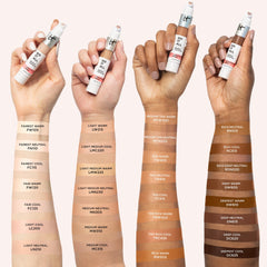 IT Cosmetics Do It All Radiant Concealer glow finish on model skin.