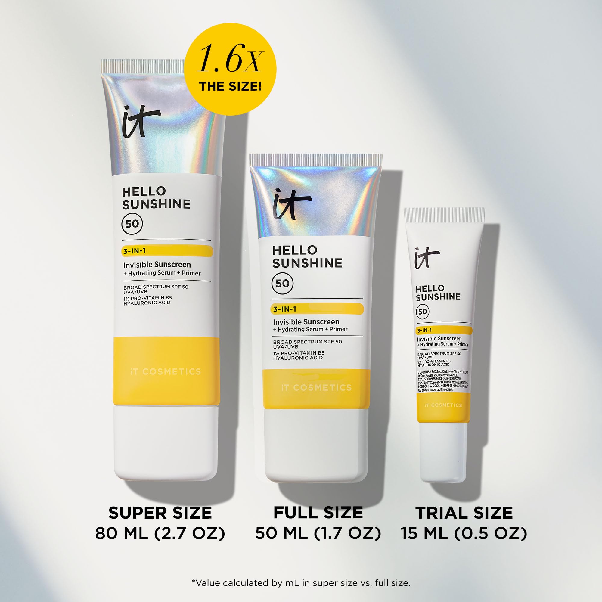 IT Cosmetics Hello Sunshine primes skin for makeup.
