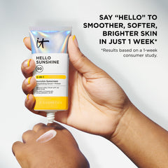 IT Cosmetics Hello Sunshine dermatologist-tested and allergy-tested.