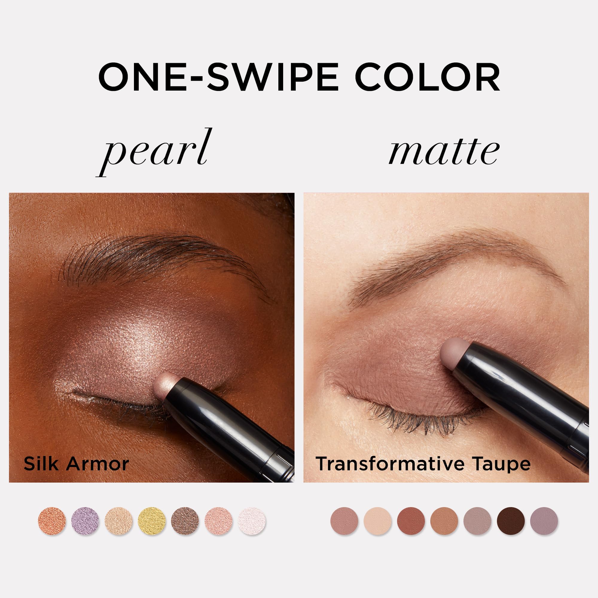 IT Cosmetics Superhero No-Tug close-up highlights easy blending into lids.