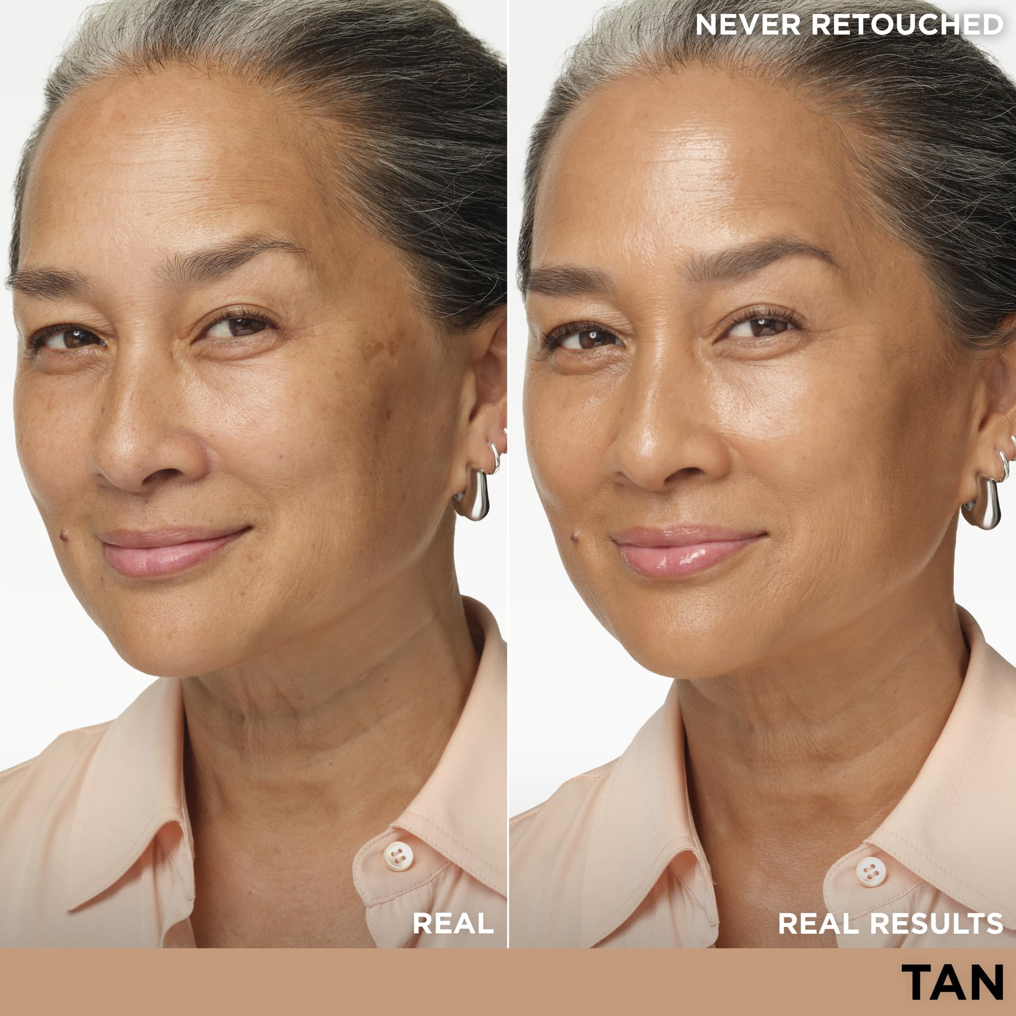 IT Cosmetics CC+ Nude Glow Tan bottle close-up shows SPF 40 protection.
