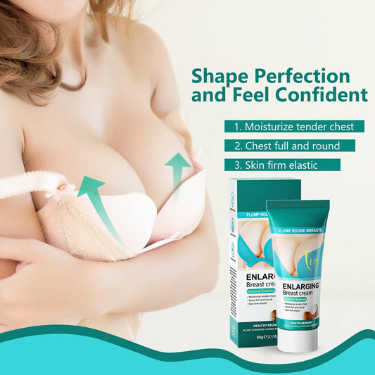 ITECFREELY Breast enhancement cream texture closeup shows nourishing, smooth formula