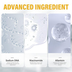 In-use shot of ITECFREELY Serum demonstrating a gentle, even application on the skin.