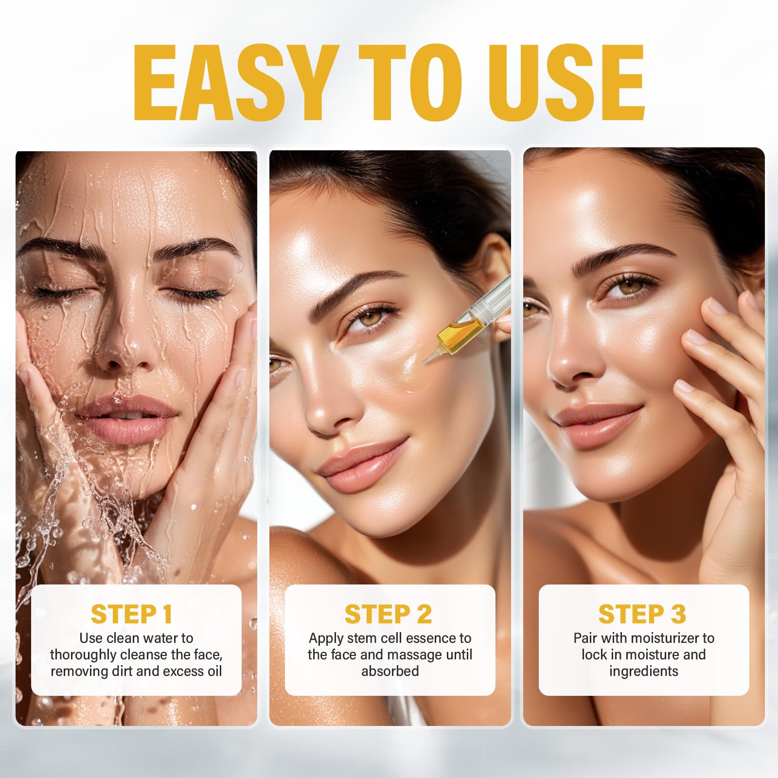 Texture-focused image showing rich formula designed for deep hydration.