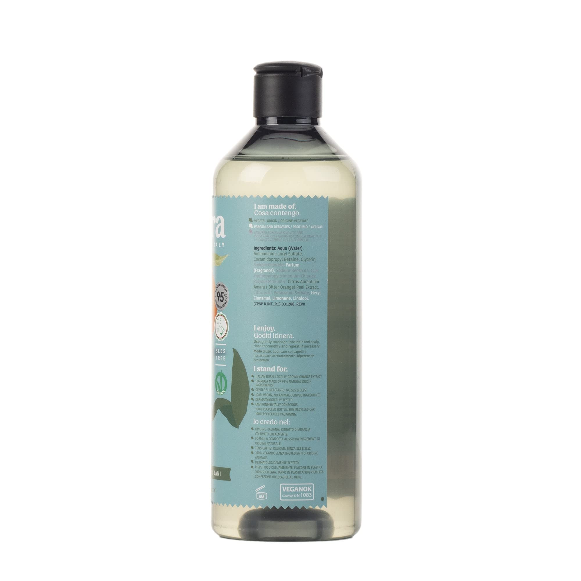 Foamy lather from ITÍNERA Itinera Daily Renewal Shampoo illustrates light, scalp-friendly cleansing.