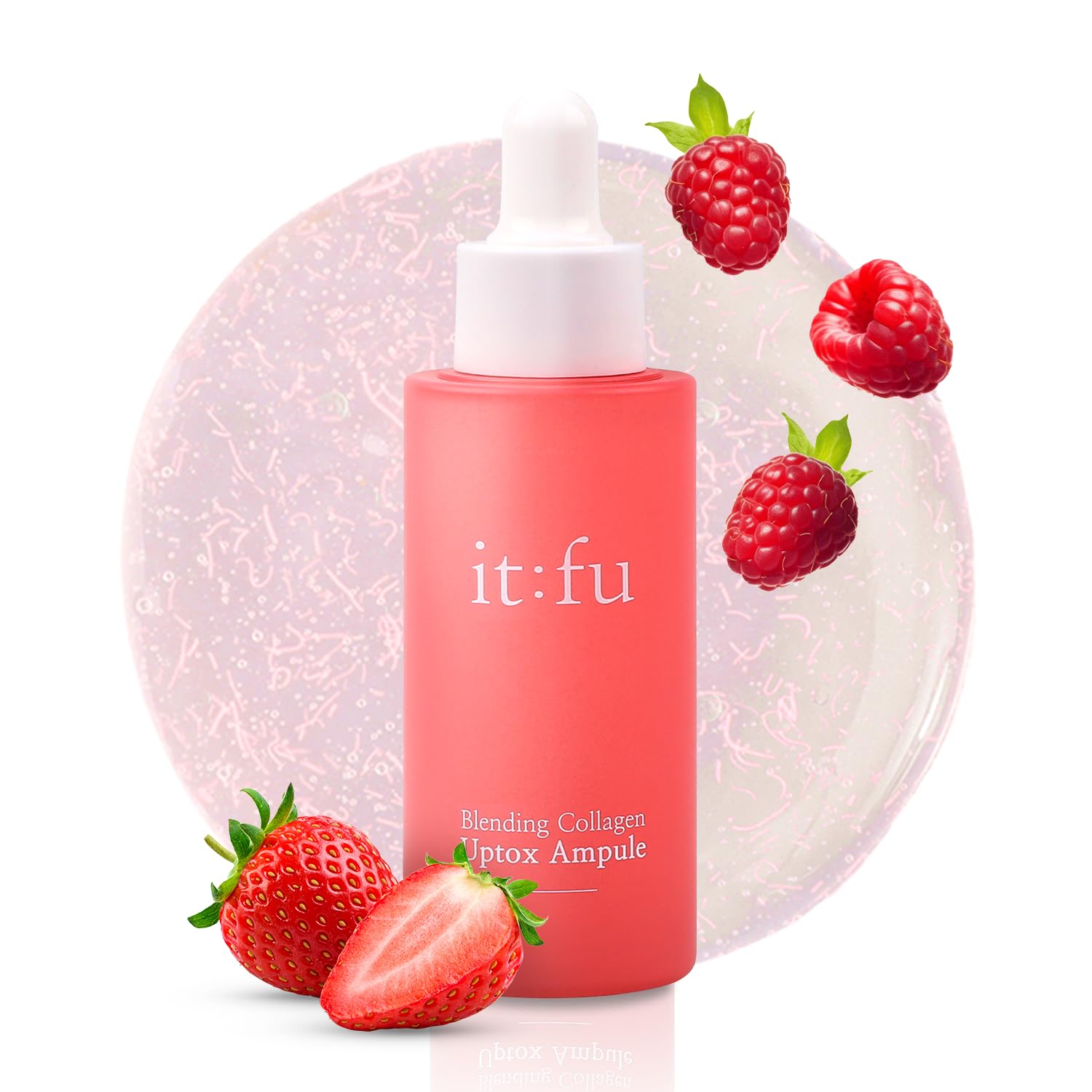 it:fu Blending Collagen UpTox Ampoule bottle pour for smooth serum flow and hydration