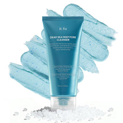 it:fu Deep Pore 2-in-1 cleanser bottle with foamy lather supports clearer pores.