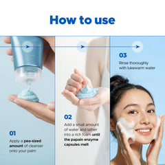it:fu Deep Pore cleanser with Dead Sea minerals nourishes pores during cleansing.