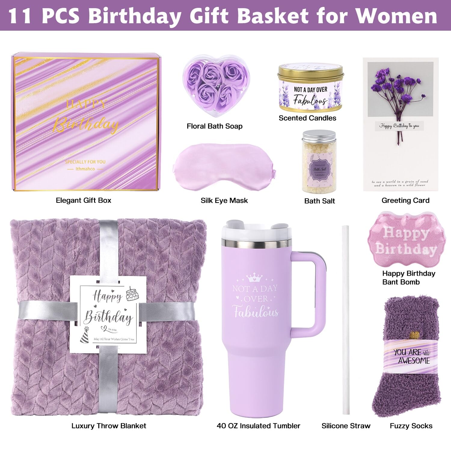 Ithmahco purple-bath-bomb-for-women creates a spa-like bath moment.