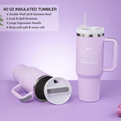 Ithmahco purple-tumbler-40oz keeps drinks hot and hydrated on the go.