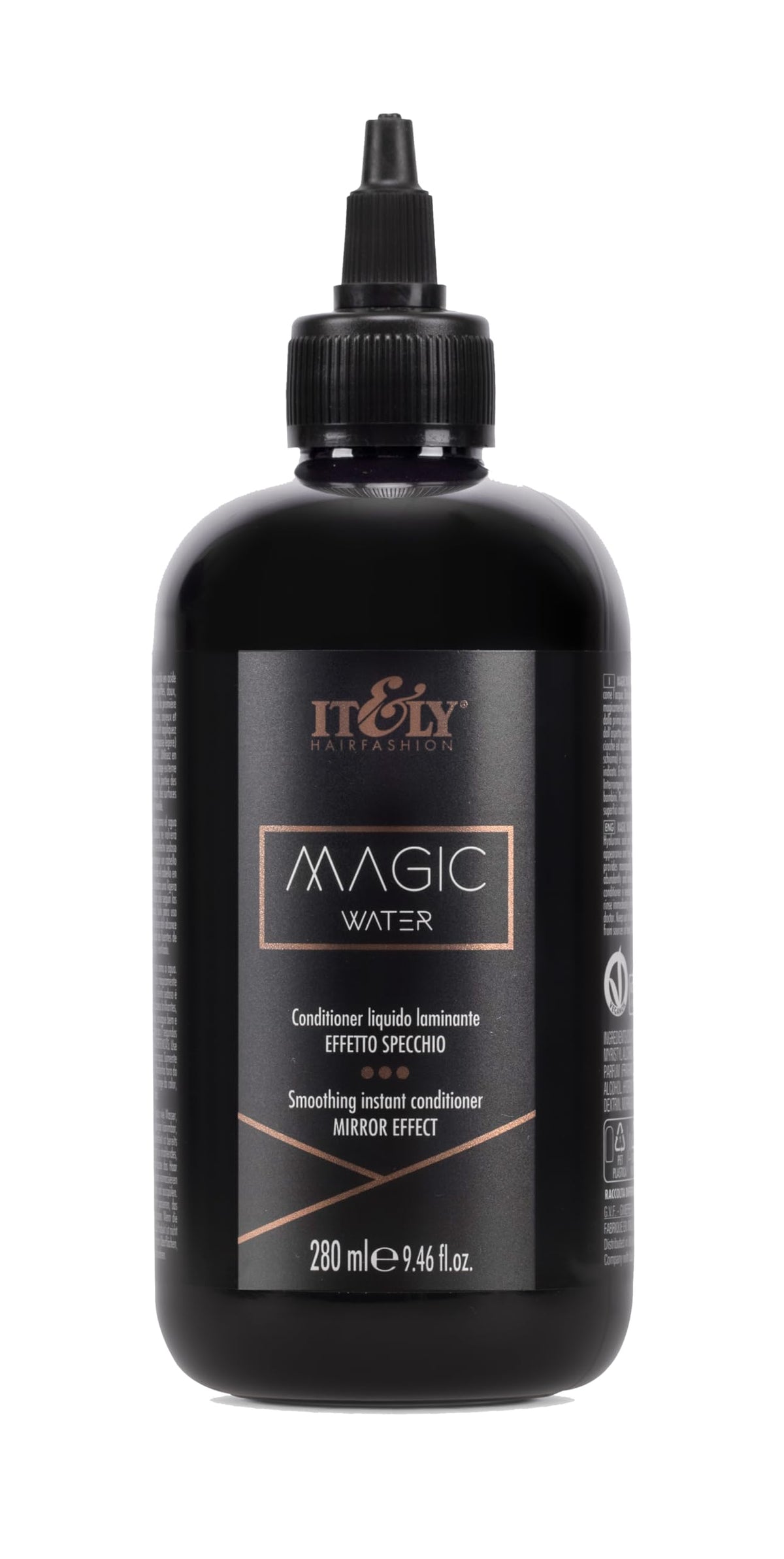 IT&amp;LY Hairfashion Magic Water bottle pour shows laminating action for sleek hair