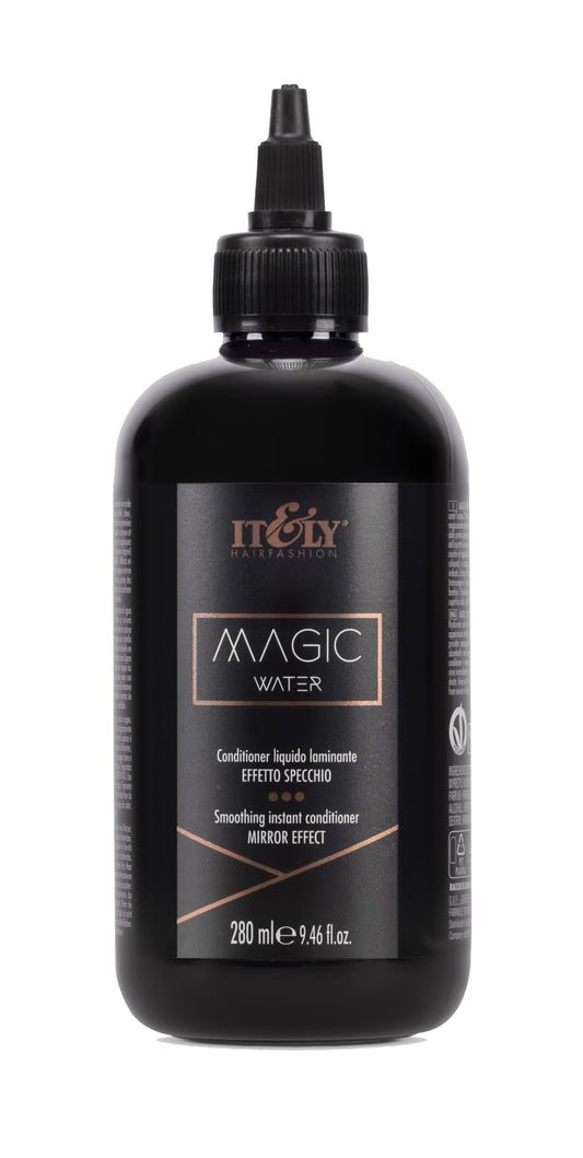 IT&amp;LY Hairfashion Magic Water bottle pour shows laminating action for sleek hair