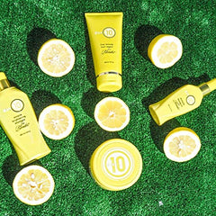 Its 10 Haircare five-minute application on blonde hair eases detangling.