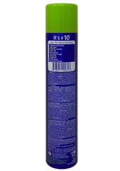 The Miracle Finishing Spray mist close-up shows humidity resistance and color-safe finish from the product.