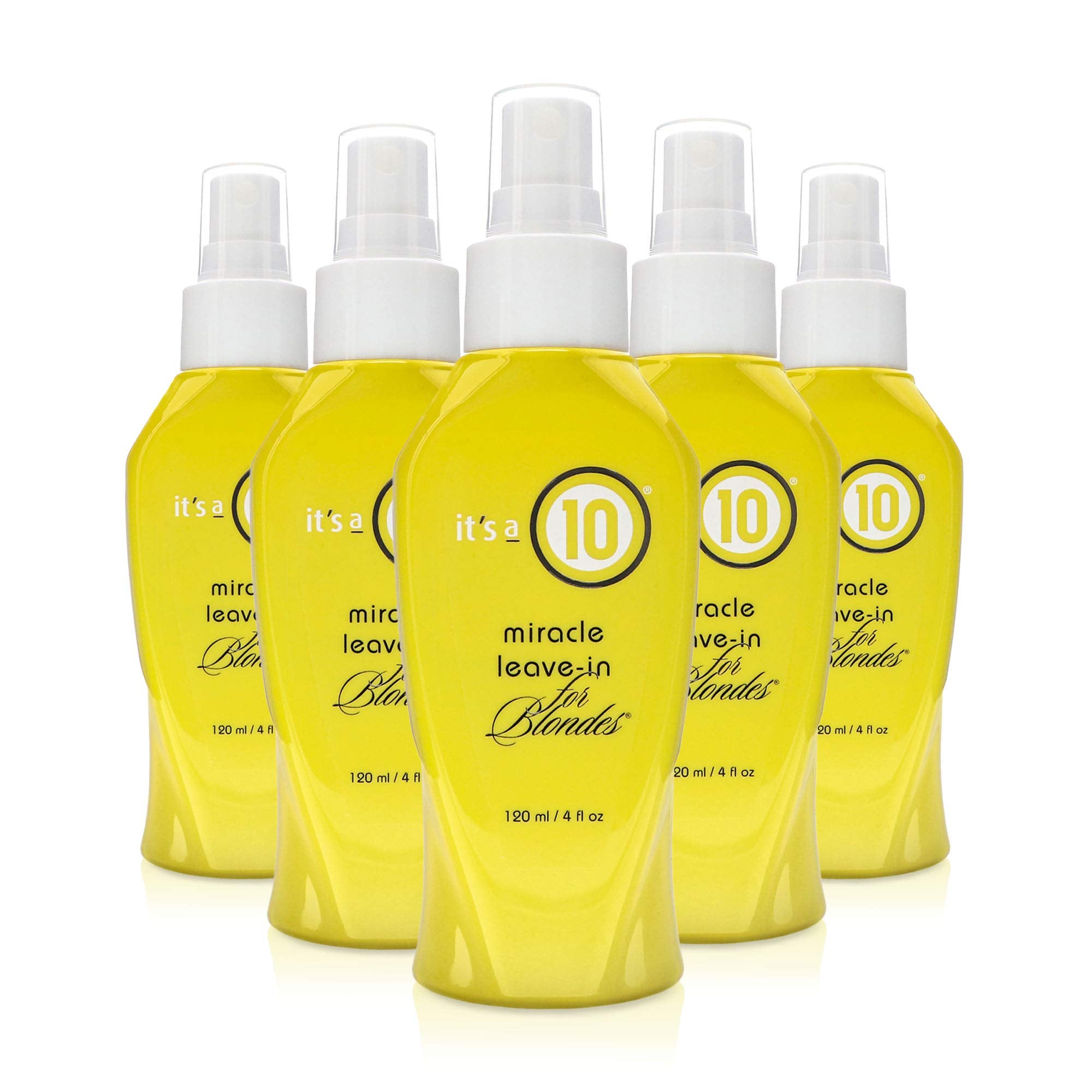 it's 10 haircare miracle leave-in blondes bottle detangles and protects color-treated hair