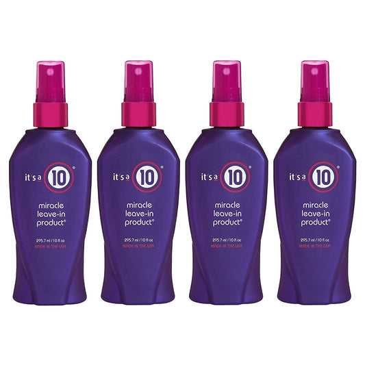 It's A 10 Haircare Miracle Leave-In Conditioner Spray bottle for smooth, hydrated hair.