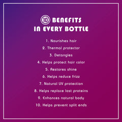 It's a 10 Haircare Miracle Leave-In pack of 2 labels, ideal for on-the-go routines