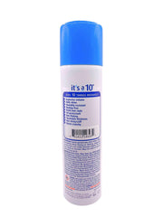 Its A 10 Miracle Blowdry Volumizer 6oz application illustrates detangling and frizz reduction for easy styling.