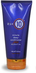 It's a 10 Miracle Deep Conditioner Plus Keratin bottle in a four-pack; nourishes and detangles.